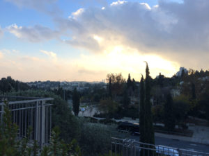 Закат в Иерусалиме