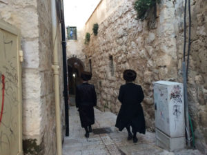 Узкие улочки в старом Иерусалиме