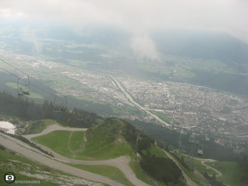 Вид с подъемника в Инсбруке. Австрия | Vikkitraveling Blogнсбруке. Австрия | Vikkitraveling Blog